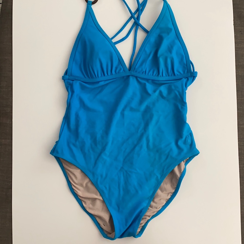 Blue One Piece Swimsuit